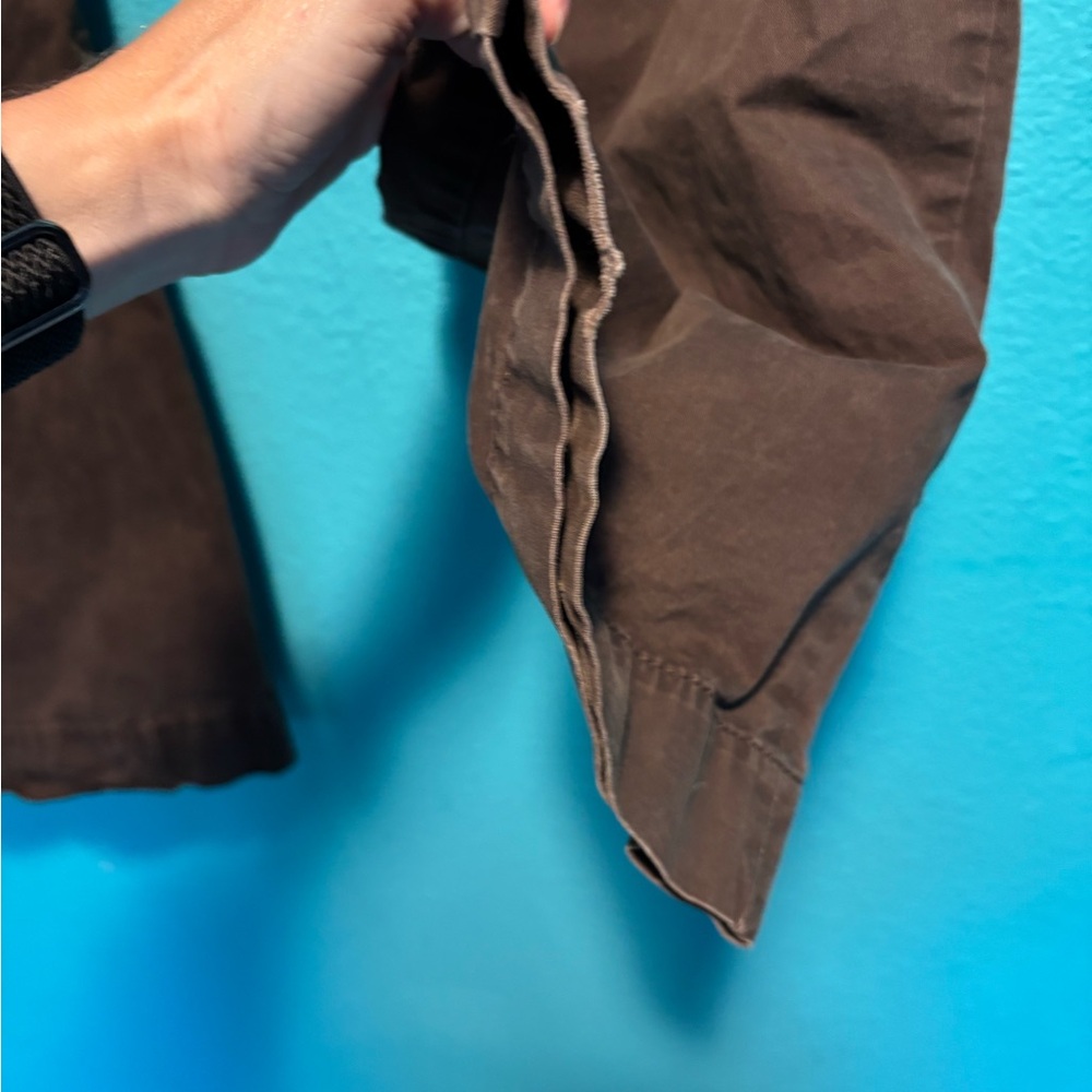 GAP Stretch Chocolate Brown Pants. Size 2. Wide leg. Trendy. - Picture 5 of 6